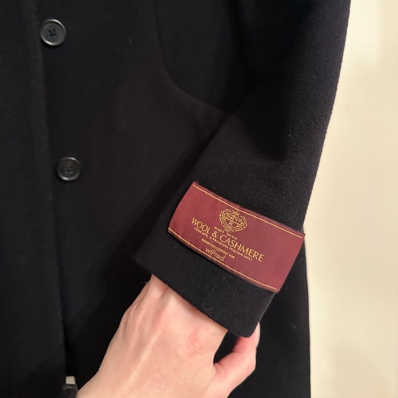 Wilfred Cocoon Coat XXS Black - Picture 2 of 5